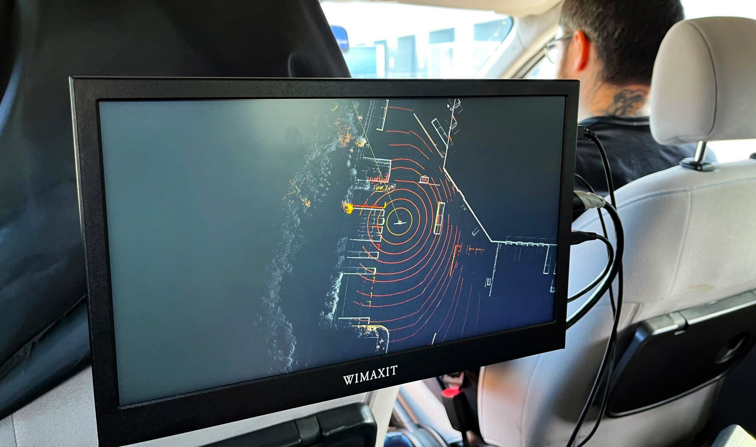 Virtual map of environment during 5G and CAL testing performed by StreetDrone at Nissan Sunderland Plant